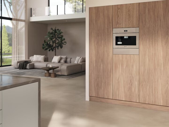 Встраиваемая кофемашина Miele CVA 7440 бежевый перламутровый